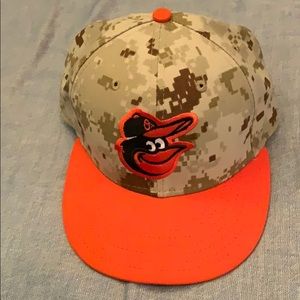 Baltimore Orioles Camo Fitted Hat 